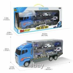 Car Toy Vehicles Model Car Carrier Truck With Ejection Function 11pcs/set Best G