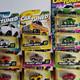 Car Tuned Diecast Metal Car Lot'57 Bel Air,'63 Corvette,'64 Impala, Gto