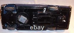 Chevrolet Impala 007 Unmarked Secret Agent Spy Car Tin Battery Toy Works