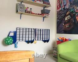 Children's Toy Car Wall Storage Box Display Unit Truck Lorry Fits 96 Vehicles