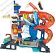 City Toy Car Track Set, Attacking Shark Escape Playset With 164 Scale Vehicle