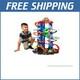 City Toy Car Ultimate Garage 3ft, 100+ Vehicle Storage & Thrilling Racetrack