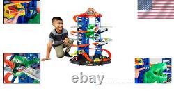 City Toy Car Ultimate Garage 3FT, 100+ Vehicle Storage & Thrilling Racetrack