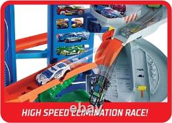 City Toy Car Ultimate Garage 3FT, 100+ Vehicle Storage & Thrilling Racetrack