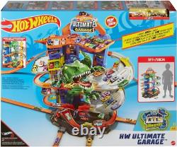 City Toy Car Ultimate Garage 3FT, 100+ Vehicle Storage & Thrilling Racetrack
