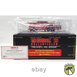 Code 3 Preserve the Honor San Diego Fire Department Pierce Rear Mount Ladder 28