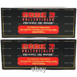 Code 3 Preserve the Honor San Diego Fire Department Pierce Rear Mount Ladder 28