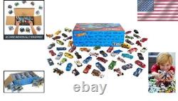 Collectible 50-Pack Toy Cars & Trucks 164 Scale Metal Vehicles, Styles Vary