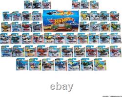 Collectible 50-Pack Toy Cars & Trucks 164 Scale Metal Vehicles, Styles Vary