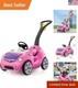 Compact Whisper Ride Push Car For Toddlers Lightweight, Easy To Clean, Pink