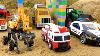 Construction Vehicles Transformers With Car Garage Toys