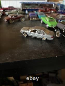 Custom 1/64 Racing Champions 1991 Chevrolet Caprice Unmarked Police Lowrider