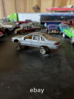 Custom 1/64 Racing Champions 1991 Chevrolet Caprice Unmarked Police Lowrider