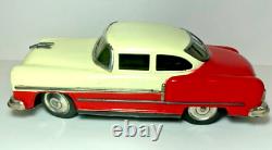 DAIYA Japan 1955 Packard Two Tone Red & White Friction Toy Car 9