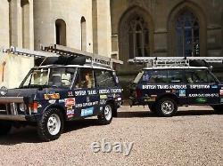 Darien Gap Range Rover Set. 2 Vehicles. 1/43. In display box and Ltd Ed plaque