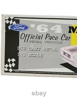 Diecast'64 Ford Mustang Pedal Vehicle Official Pace Car 13 Excellent Con Boxed