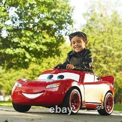 Disney Cars Lightning McQueen Battery-Powered Vehicle with Sound Effects, Ages 3+