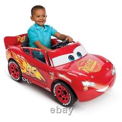 Disney Cars Lightning McQueen Battery-Powered Vehicle with Sound Effects, Ages 3+