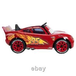 Disney Cars Lightning McQueen Battery-Powered Vehicle with Sound Effects, Ages 3+