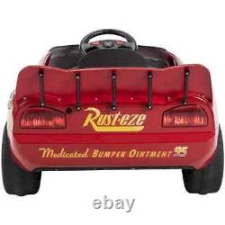 Disney Cars Lightning McQueen Battery-Powered Vehicle with Sound Effects, Ages 3+
