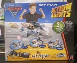 Disney Pixar Cars 2 Action Agents Spy Train Vehicle Playset with Launcher & Mater