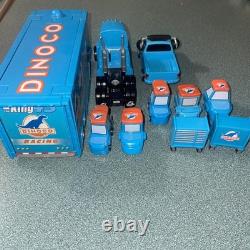 Disney Pixar Cars Diecast Dinoco Pit Crew Chief Pitties Hauler 155 Scale Mattel
