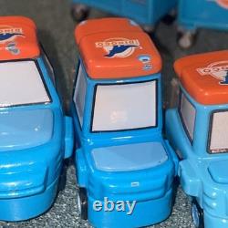 Disney Pixar Cars Diecast Dinoco Pit Crew Chief Pitties Hauler 155 Scale Mattel