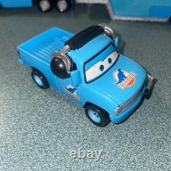 Disney Pixar Cars Diecast Dinoco Pit Crew Chief Pitties Hauler 155 Scale Mattel