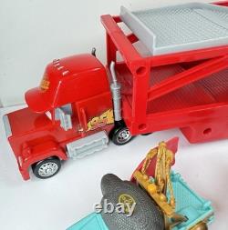 Disney Pixar Cars Lot 5 Mack Transporter Lightning McQueen Mater El Materdor