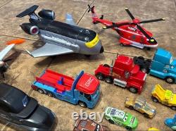 Disney Pixar Cars & Planes PLASTIC Toy Vehicles Group Lot Set of 25