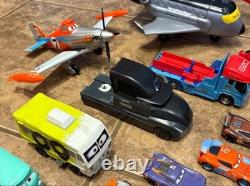 Disney Pixar Cars & Planes PLASTIC Toy Vehicles Group Lot Set of 25