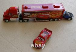 Disney Pixar Cars Super Liner Trailer Mack Hauler 2 Vehicles Jada Toy 98627 RARE