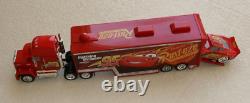 Disney Pixar Cars Super Liner Trailer Mack Hauler 2 Vehicles Jada Toy 98627 RARE