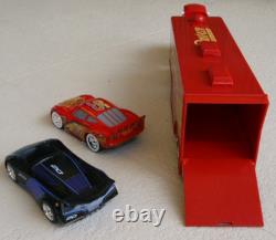 Disney Pixar Cars Super Liner Trailer Mack Hauler 2 Vehicles Jada Toy 98627 RARE