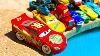 Disney Pixar Cars Toys Review Lightning Mcqueen Finn Mcmissile Mack Doc Hudson Cruz Ramirez