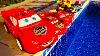 Disney Pixar Cars Toys Review Lightning Mcqueen Finn Mcmissile Mack Doc Hudson Cruz Ramirez