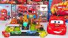 Disney Pixar Cars Unboxing Review Lightning Mcqueen Mattel Disney Pixar Cars Glow Racers Playset