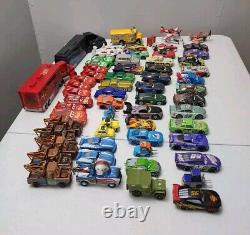 Disney Pixar Movie Cars Diecast Mixed Lot of 63 Car Vehicles Toys