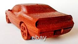 Dodge Challenger SRT8 117 Wood Scale Model Car Vehicle Replica Toy Simulation