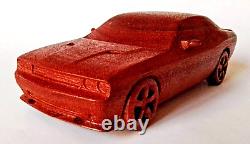 Dodge Challenger SRT8 117 Wood Scale Model Car Vehicle Replica Toy Simulation