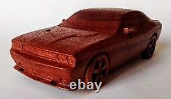 Dodge Challenger SRT8 117 Wood Scale Model Car Vehicle Replica Toy Simulation