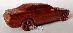 Dodge Challenger SRT8 117 Wood Scale Model Car Vehicle Replica Toy Simulation