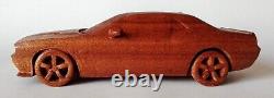 Dodge Challenger SRT8 117 Wood Scale Model Car Vehicle Replica Toy Simulation