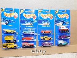 Dozen Different Vintage Hotwheels Speed Points Blue Card Diecast Vehicles MOC