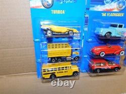 Dozen Different Vintage Hotwheels Speed Points Blue Card Diecast Vehicles MOC