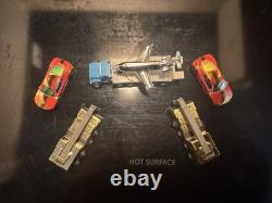 Driven By Battat Ultra Rare Gold2 Crane, Plane Car Lot Rubber tires? Chases
