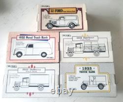 ERTL Anheuser Busch Budweiser Beer Lot of 5 Delivery Truck Car Diecast Vehicles