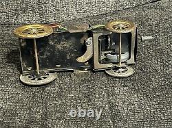 Early Pre-1920 HESS JLH German Crank Friction Tin Car Toy