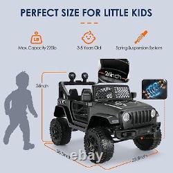 Electric Kids Ride On Car, 12V Electric Vehicle Toy Truck Remote Control MP3 Hot