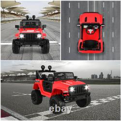 Electric Kids Ride On Car, 12V Electric Vehicle Toy Truck withRemote Control Gift